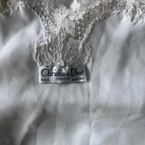 Vintage Christian Dior silk nightgown - Picture 9 of 10